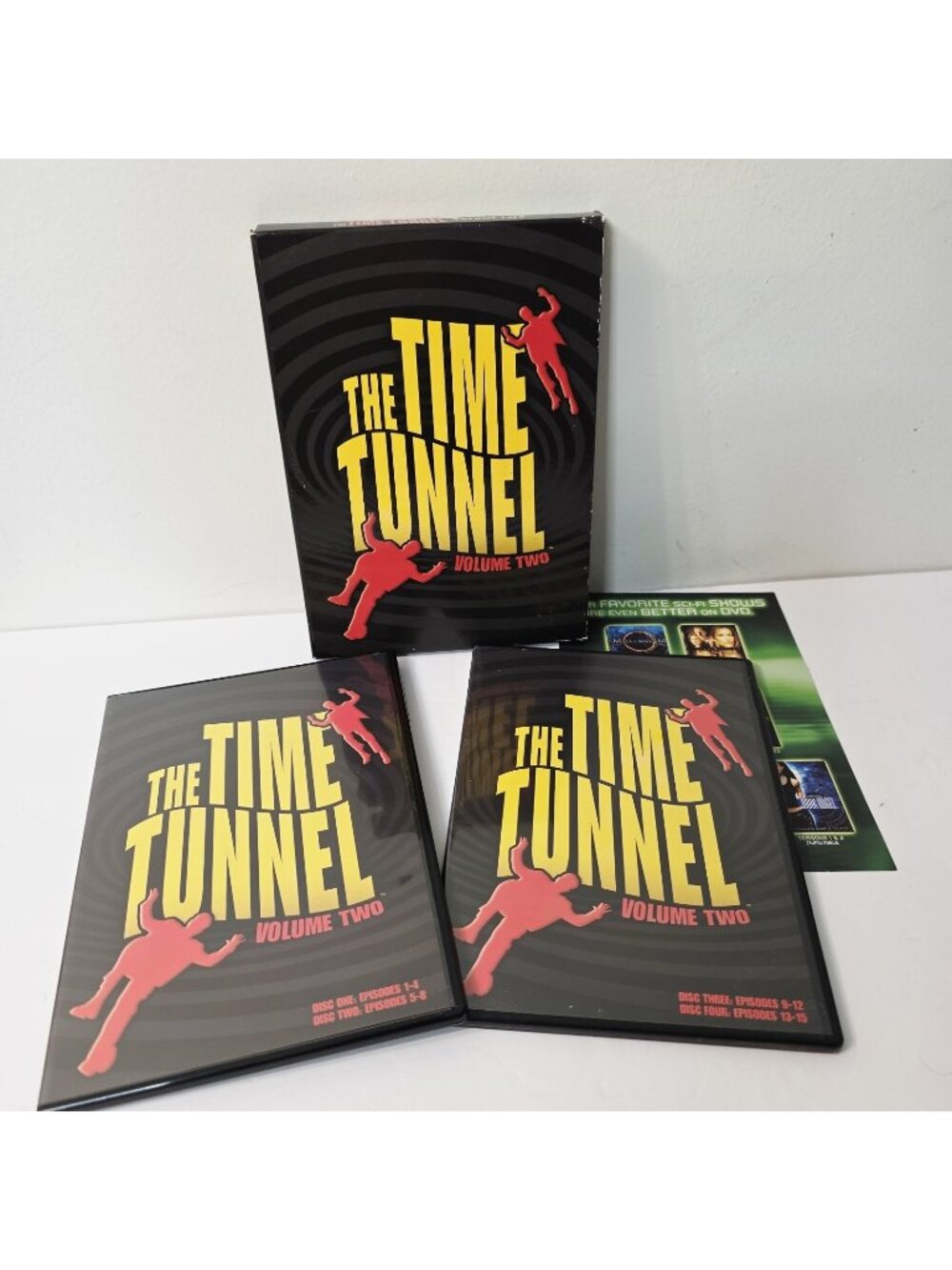 The Time Tunnel DVD 2006 Volume Two 4-Disc Irwin Allen Sci-Fi Pilot Interviews
